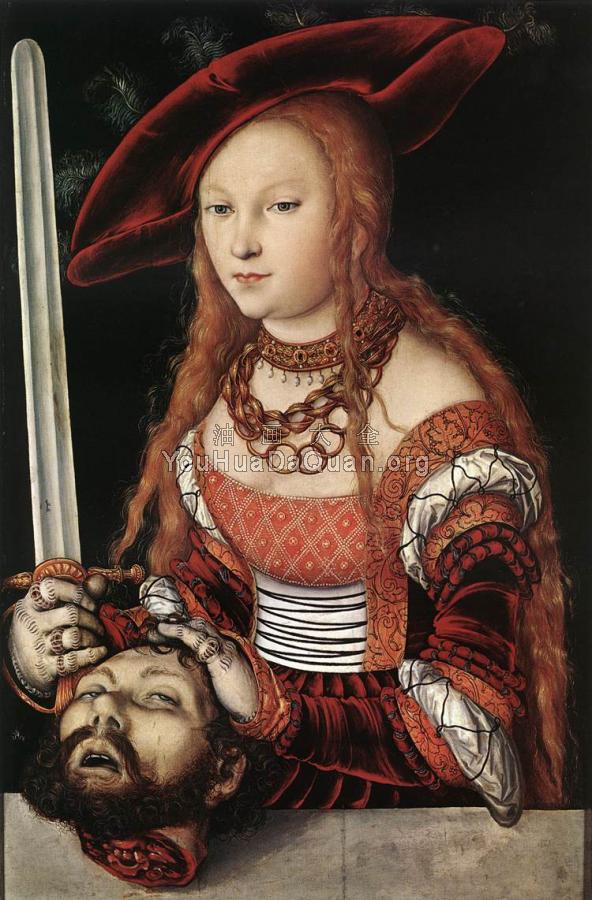 Judith with the Head of Holofernes - 卢卡斯·伊尔·韦基奥·克拉纳赫